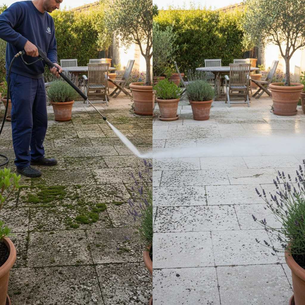 Nettoyage Terrasse Montpellier — résultat professionnel